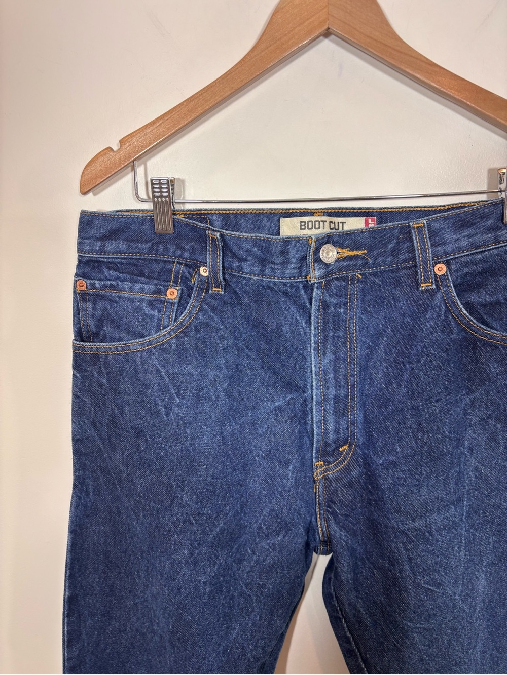 Levi’s Men 517 Bootcut Jeans Blue 35X34 Cotton Classic - Picture 5 of 11